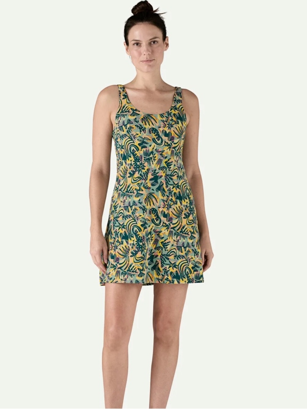 Patagonia Maipo Dress in Wild Botanist: Tidal Teal
